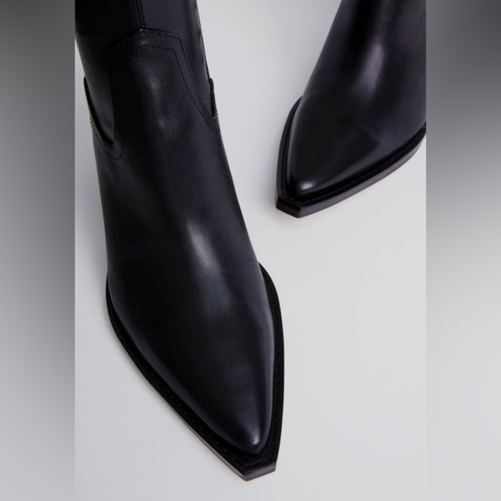 Dolce Vita Black Pointed Toe Ankle Boots